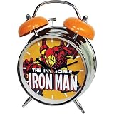 Invincible Iron Man Twin Bell Alarm Clock