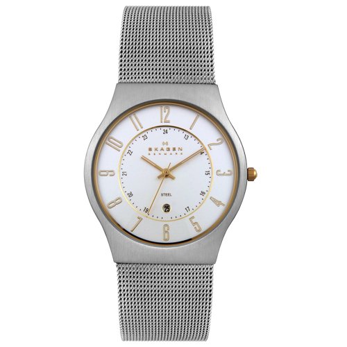 Skagen Men's 233XLSGS Slimline Mesh Watch