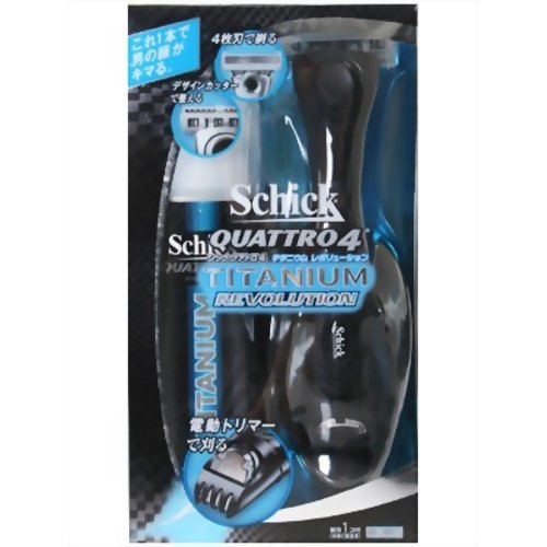 シック　クアトロ４　チタニウム　レボリューションホルダー　替刃１個付