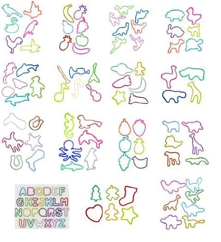 Silly Bandz - Huge Variety - Scented, Glow and Regular - 15+ Styles Available - Collect Them All ! (Glow Sea)
