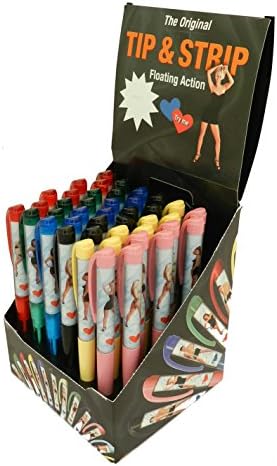 Premium Female Tip and Strip Stripper Pen from Royal Eruption (Assorted Colors - Single Pen)