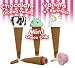 Ice Cream Lip Gloss and Pen - Set of 3
