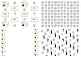 Eigenschaften KnorrPrandell  / Gütermann / KnorrPrandell 1601200 - Scrapbooking-Set Hochzeit, 4 Stück/Beutel