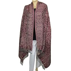 Elegant Shawl Jamwar Wool Accessory 80 x 40 inches