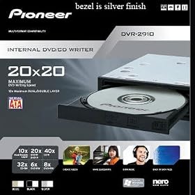 Internal DVD cd Writer Silver by Pioneer