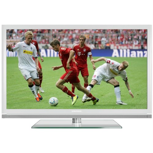 Grundig 46 VLE 8160 WL 117 cm (46 Zoll) LED-Backlight-Fernseher, Energieeffizienzklasse A (Full-HD, DVB-T/C/S2) gl&auml;nzend wei&szlig;