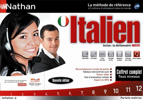 Childrens Toyshop  Logiciels : NATHAN Italien, Coffret complet 2008