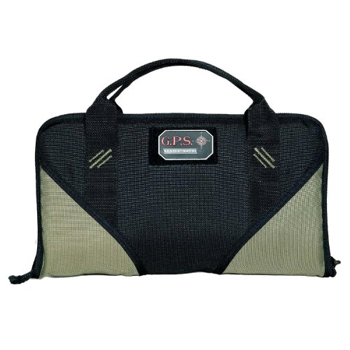 G. Outdoor Products G.P.S. GPS-1485PCMF Handgun Case Memory Foam Large