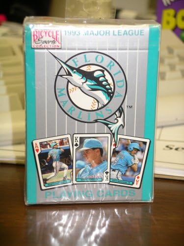 1993 Major League Florida Marlins Bicycle Careds