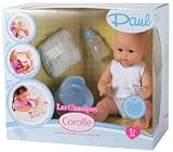 Corolle Special Feature Baby Doll Paul Drink-and-Wet Bath Baby - 14" Doll