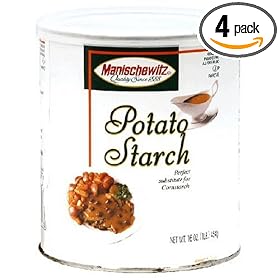 MANISCHEWITZ Potato Starch Canister, 16-Ounce (Pack of 4)