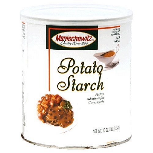 MANISCHEWITZ Potato Starch Canister, 16-Ounce Tubes Pack of 4