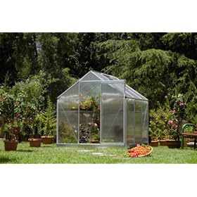 6ft x 6ft Safe Polycarbonate Greenhouse