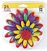 Hot Off The Press 25 BRIGHT SILK FLOWER EMBELLISHMENTS For Scrapbooking, Card Making & Craft Projects