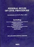Buy Now Federal Rules of Civil Procedure, 2011-2012 Educational Edition