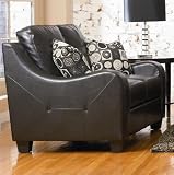 LOVESEAT/BLACK FINISH 62-1/2??LX35??WX38??H