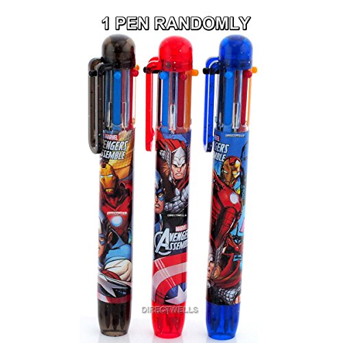 Marvel Avengers Multi Colors Pen Randomly - 1 PEN ONLY