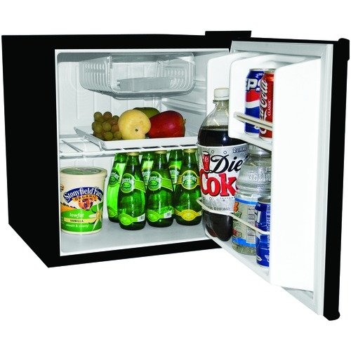 Haier HNSB02BB 1-2/3-Cubic-Foot Freestanding Refrigerator/Freezer, Black
