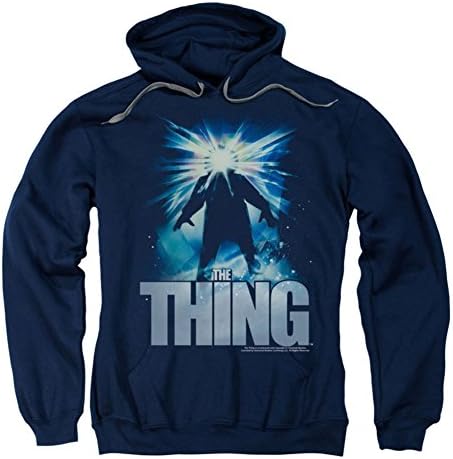 Trevco Adult Thing Ice Pull Over Fleece Hoodie Medium Navy