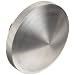 Morton 6061 Aluminum Round Domed Knob, Knurled Rim, Threaded Hole, 5/8"-11 Thread Size x 1" Thread Length, 3" Diameter (Pack of 1)