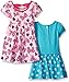 Disney Baby-Girls Minnie Mouse Dresses, Pink/Blue, 6-9 Months (Pack of 2)