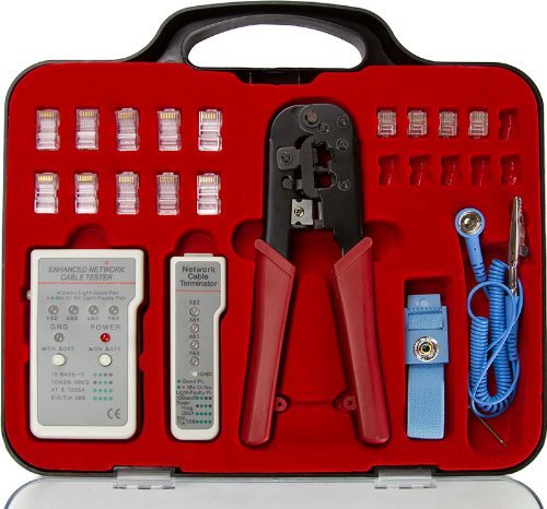 Nippon Labs STK-1015EK 25-Piece Computer Repair/Networking Kit-In Blow Mold Case