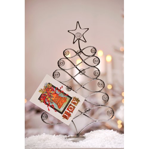 Caffco International Christmas Tree Card Holder