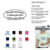 THIS SHIRT WAS DESIGNED TO DISTRACT GIRLS WHILE I LOOK AT THEIR CHEST T-Shirt - 100% Baby Rib Jersey Combed Cotton WOMEN'S T-Shirt - Sweat Shop Free