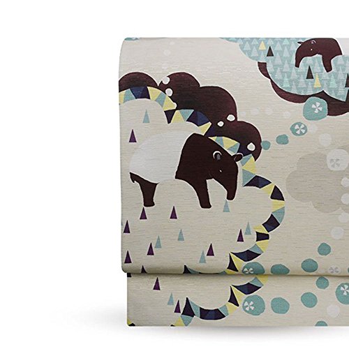 京 wa・kka ブランド 高級 シルク の リバーシブル 京袋帯 ハイクラス お洒落着 や 小紋 紬 着物 に最適です。 「夢みるバク」