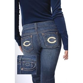 Chicago Bears Women's Denim Jeans - by Alyssa Milano