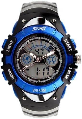 Water-proof Digital-analog Boys Girls Sport Digital Watch with Alarm Stopwatch Chronograph SK-222?