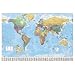 Posters: Cartes Posters XXL - Carte Du Monde, Edition 2008, En Anglais (136 x 96 cm)