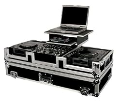 OdysseyFZGS12CDJWFlightZoneGlideStyleAtaDjCoffinWithWheelsForA12MixerAndTwoLargeFormatCdPlayers