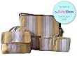 Plush Baby - City Stripe Changing Bag, Nappy Clutch & Changing Mat: Golden Chic (Yellow & White)