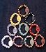 Single Decade Gemstone Rosary, many colors available