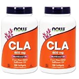 【バリュー２本セット】[海外直送品]NOW Foods【お得サイズ！】 CLA(共役リノール酸) 800ｍｇ　180粒 CLA (Conjugated ...