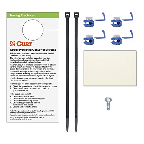 CURT 56190 Heavy Duty 3-Wire to 2-Wire Powered Converter