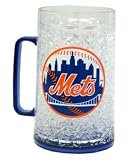 Caseys Distributing 9413101359 New York Mets Crystal Freezer Mug- Monster Size