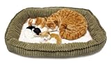 cat-Perfect Petzzz Huggable Porch Cat with 3 Kittens