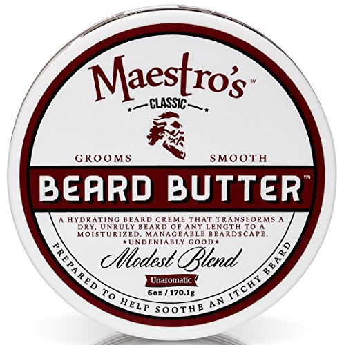 Maestro's Classic Modest Beard Butter, 6 Ounce