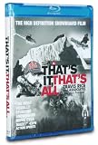That's It, That's All Snowboarding DVD, A Travis Rice Snowboard Film (BLU RAY VERSION), Free 1oz Wax