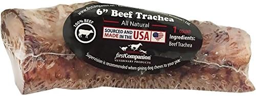 First Companionreg; Beef Trachea 6" (Single)