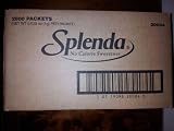 Splenda No Calorie Sweetener 2000 Individual Packets