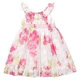 Youngland Pink Floral Print Dress