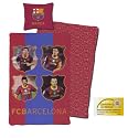 FC Barcelona Bettw&auml;sche Lionel Messi und Co. 135x200/80x80cm