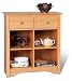 Kitchen & Housewares : 2 Drawer Buffet Table-Maple