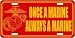 LP - 1154 Once a Marine; Always a Marine License Plate - X354