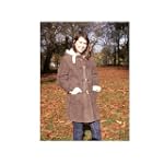 Ladies Sheepskin Duffle Coat