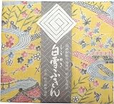 友禅染 白雪ふきん 琉球紅型(黄金色)