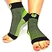 Webb Compression Plantar Fasciitis Compression Foot Sleeves (1 Pair) Men & Women Heel/Arch/Ankle Support Sock (Green/Black) Helps Improve Circulation, Reduce Swelling, Relieve Foot Pain (Large)